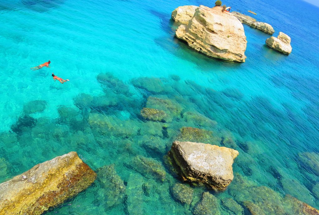 Sicilie siracusa strand zee Fontane Bianche