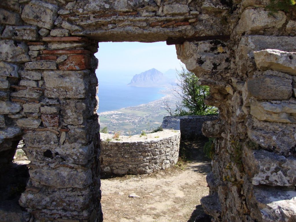 erice panorama dal castello di venere