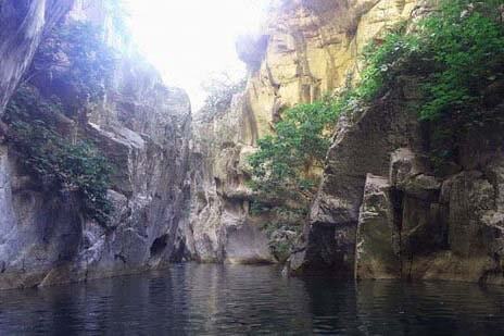 Gole di Tiberio madonie canyoning
