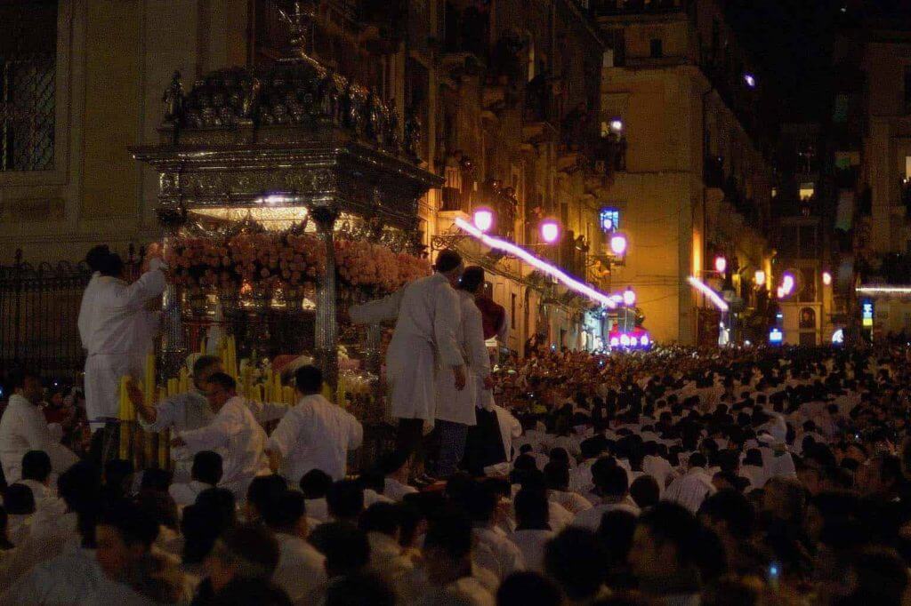 inverno sicilia febbraio festa di sant'agata